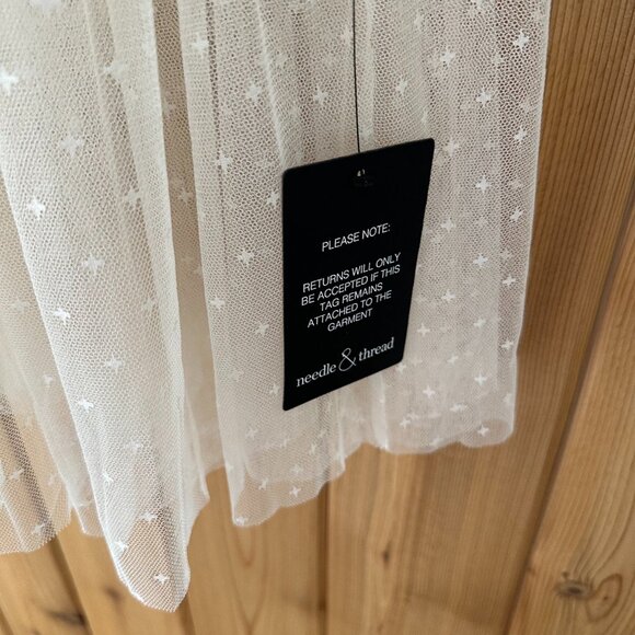 Needle & Thread Cream Ruffled Prom Dress - Picture 10 of 15